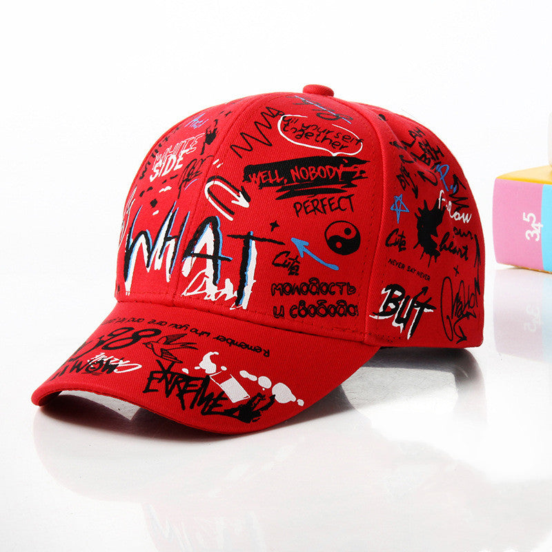 Graffiti Snapback Baseball Cap – Hip Hop Style Hat