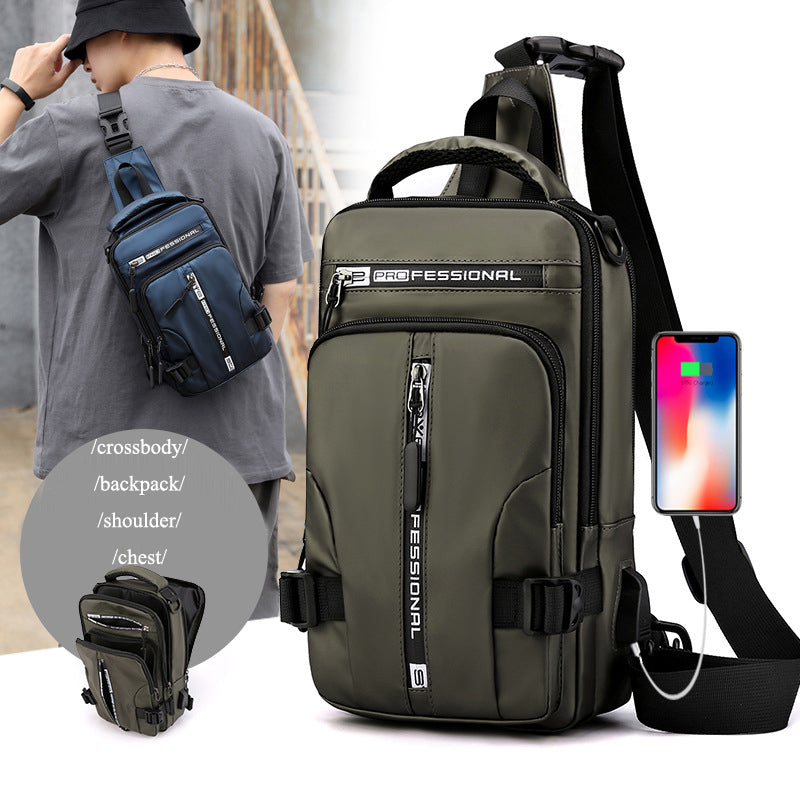 Men’s Crossbody Chest Bag – Multifunctional Sling Bag