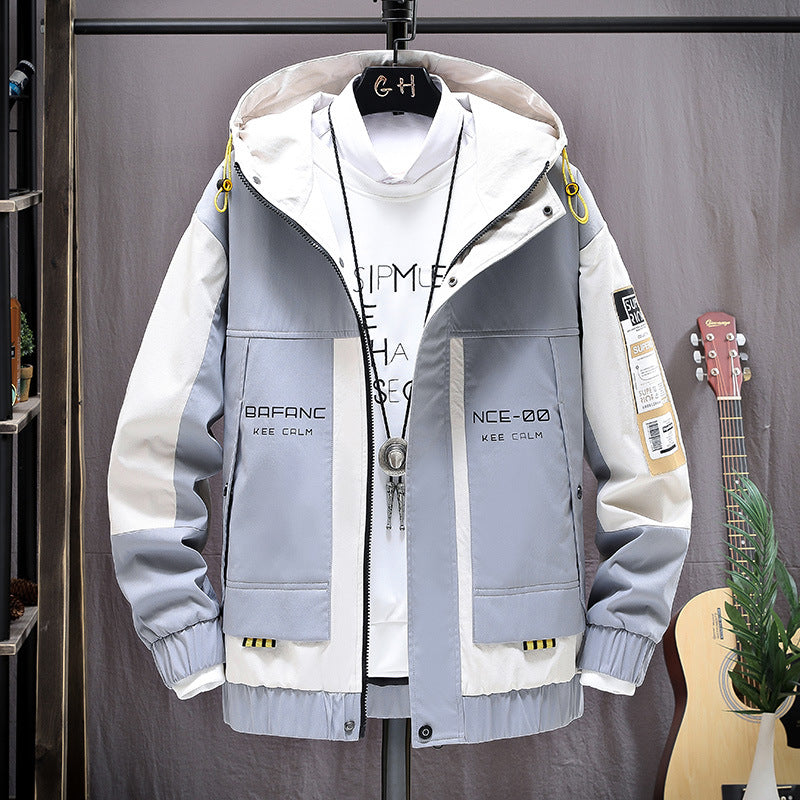 Men’s Casual Sports Jacket – Loose Fit Coat