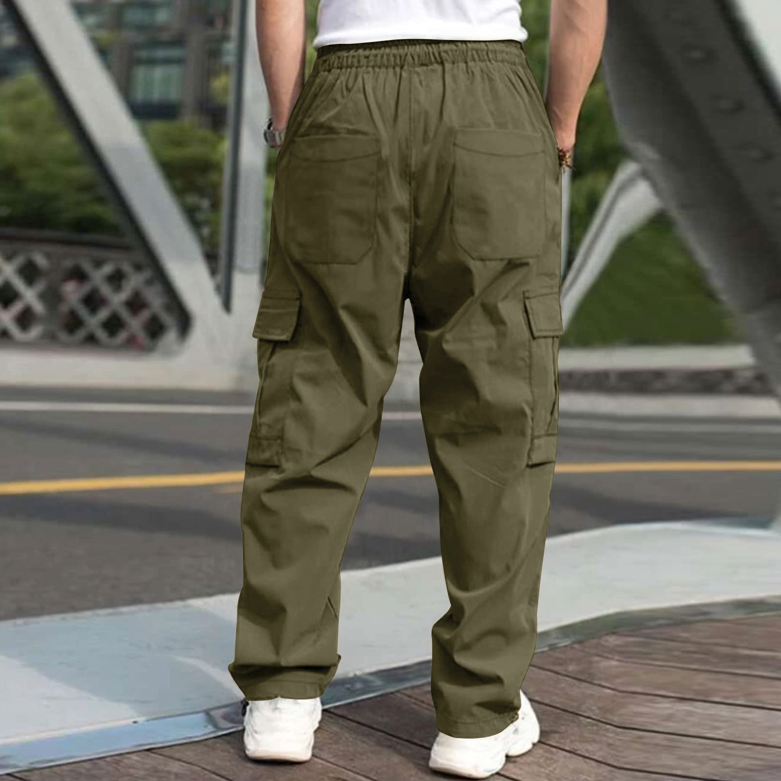 Men’s Cargo Pants – Loose Fit Utility Trousers