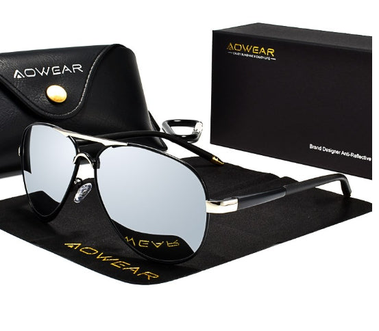 Pilot Sunglasses for Men – Large Frame Travel Shades