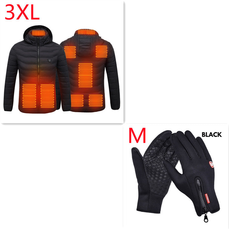 USB Heated Jacket for Men – Electric Thermal Coat