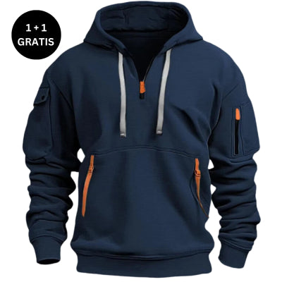 Oversized Hooded Sweatshirt – Dropped Shoulder Hoodie