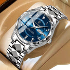 Poedagar Waterproof Quartz Men’s Watch – Luxury Design