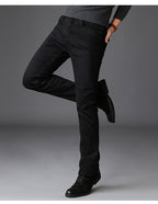 Slim Fit Black Jeans for Men – Classic Denim Pants