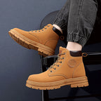 Chunky Mid-Heel Winter Ankle Boots – Fashion Boots