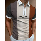 Striped & Printed Polo T-Shirt for Men