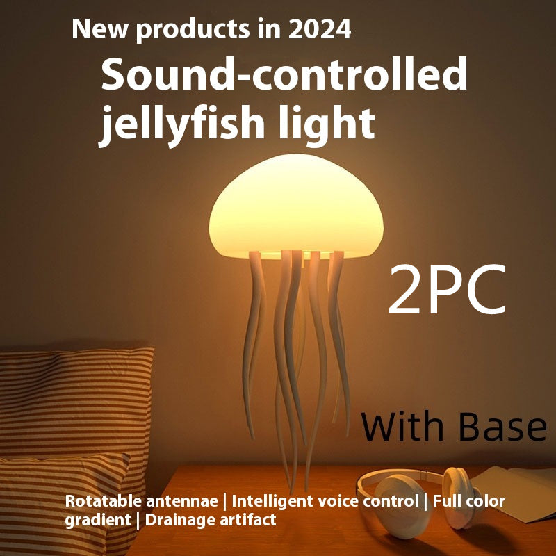 LED Jellyfish Mood Lamp – Portable Ambient Night Light