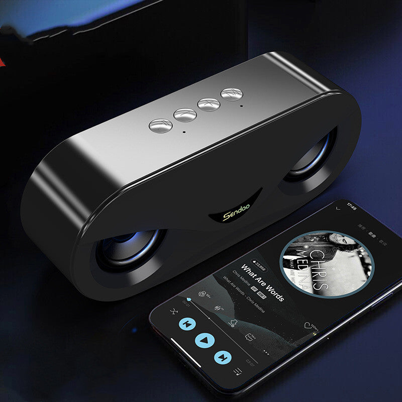 Bluetooth Speaker with Dual Speakers & Deep Bass