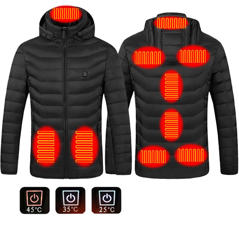 USB Heated Jacket for Men – Electric Thermal Coat