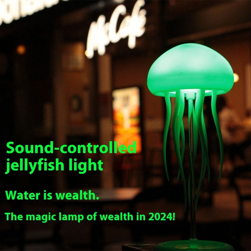 LED Jellyfish Mood Lamp – Portable Ambient Night Light