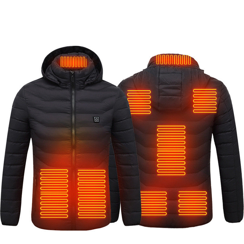 USB Heated Jacket for Men – Electric Thermal Coat