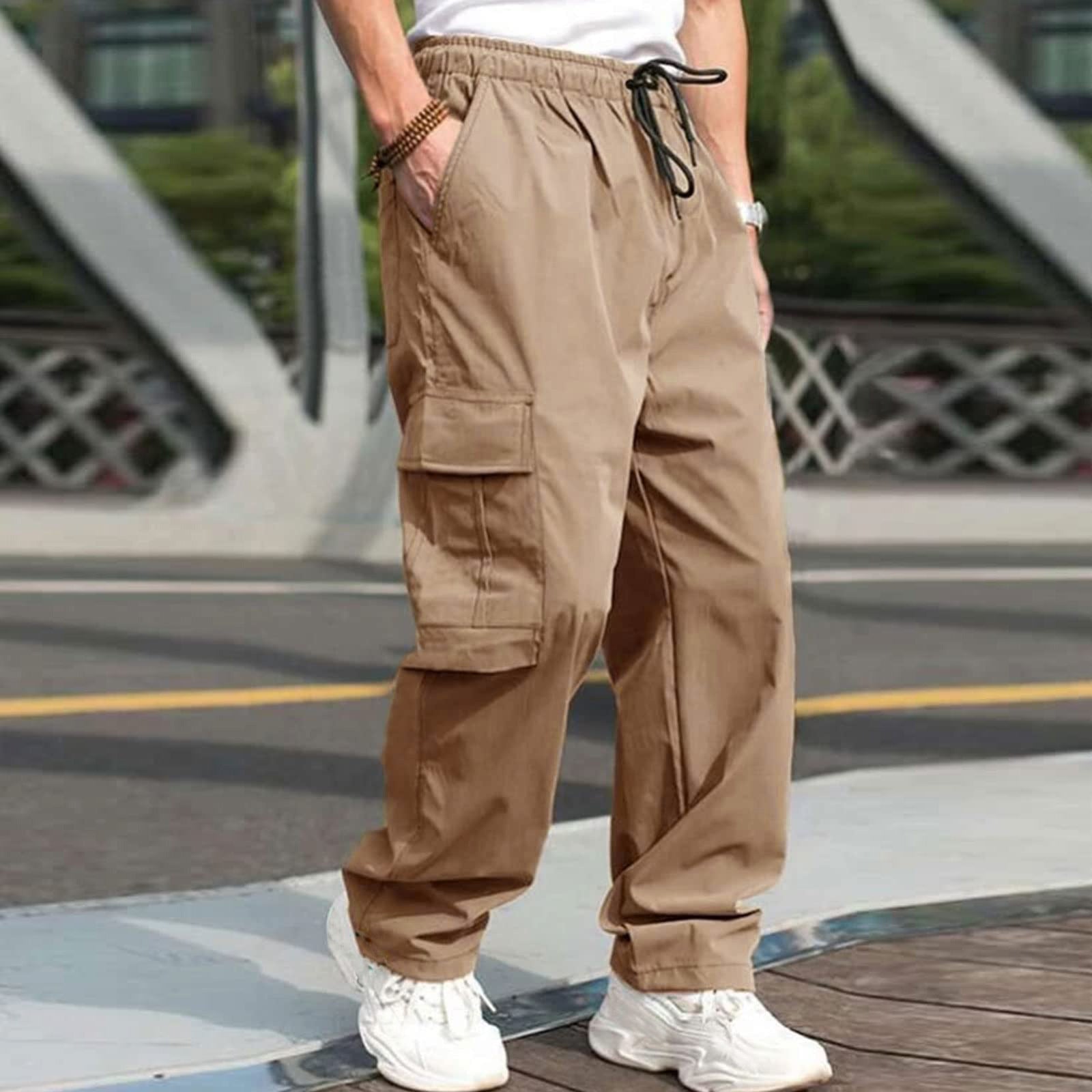 Men’s Cargo Pants – Loose Fit Utility Trousers