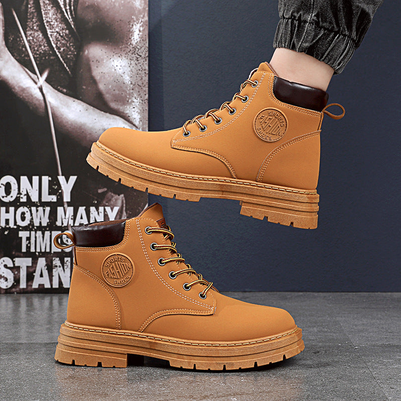 Chunky Mid-Heel Winter Ankle Boots – Fashion Boots