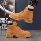 Chunky Mid-Heel Winter Ankle Boots – Fashion Boots