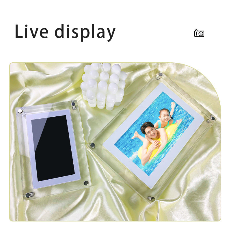 Digital Picture Frame with Battery – Acrylic Video Display